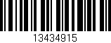 Código de barras (EAN, GTIN, SKU, ISBN): '13434915'
