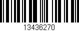 Código de barras (EAN, GTIN, SKU, ISBN): '13436270'