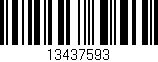 Código de barras (EAN, GTIN, SKU, ISBN): '13437593'