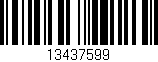 Código de barras (EAN, GTIN, SKU, ISBN): '13437599'