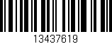 Código de barras (EAN, GTIN, SKU, ISBN): '13437619'