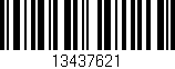 Código de barras (EAN, GTIN, SKU, ISBN): '13437621'