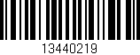 Código de barras (EAN, GTIN, SKU, ISBN): '13440219'