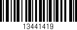 Código de barras (EAN, GTIN, SKU, ISBN): '13441419'