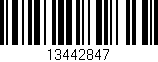 Código de barras (EAN, GTIN, SKU, ISBN): '13442847'