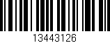 Código de barras (EAN, GTIN, SKU, ISBN): '13443126'