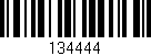 Código de barras (EAN, GTIN, SKU, ISBN): '134444'