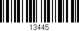 Código de barras (EAN, GTIN, SKU, ISBN): '13445'