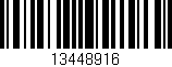 Código de barras (EAN, GTIN, SKU, ISBN): '13448916'