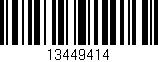 Código de barras (EAN, GTIN, SKU, ISBN): '13449414'