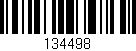 Código de barras (EAN, GTIN, SKU, ISBN): '134498'