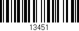 Código de barras (EAN, GTIN, SKU, ISBN): '13451'