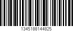 Código de barras (EAN, GTIN, SKU, ISBN): '1345188144825'