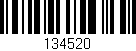 Código de barras (EAN, GTIN, SKU, ISBN): '134520'