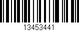 Código de barras (EAN, GTIN, SKU, ISBN): '13453441'
