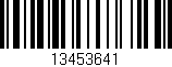 Código de barras (EAN, GTIN, SKU, ISBN): '13453641'