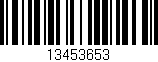 Código de barras (EAN, GTIN, SKU, ISBN): '13453653'