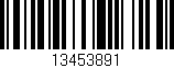 Código de barras (EAN, GTIN, SKU, ISBN): '13453891'