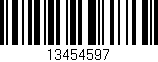 Código de barras (EAN, GTIN, SKU, ISBN): '13454597'