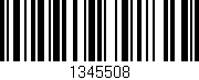 Código de barras (EAN, GTIN, SKU, ISBN): '1345508'