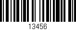 Código de barras (EAN, GTIN, SKU, ISBN): '13456'