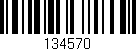 Código de barras (EAN, GTIN, SKU, ISBN): '134570'