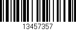 Código de barras (EAN, GTIN, SKU, ISBN): '13457357'