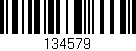Código de barras (EAN, GTIN, SKU, ISBN): '134579'
