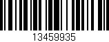 Código de barras (EAN, GTIN, SKU, ISBN): '13459935'