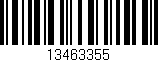 Código de barras (EAN, GTIN, SKU, ISBN): '13463355'