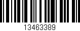 Código de barras (EAN, GTIN, SKU, ISBN): '13463389'