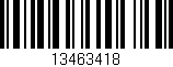Código de barras (EAN, GTIN, SKU, ISBN): '13463418'