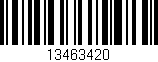 Código de barras (EAN, GTIN, SKU, ISBN): '13463420'