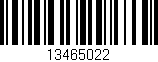 Código de barras (EAN, GTIN, SKU, ISBN): '13465022'