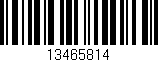 Código de barras (EAN, GTIN, SKU, ISBN): '13465814'