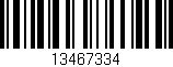 Código de barras (EAN, GTIN, SKU, ISBN): '13467334'