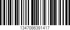 Código de barras (EAN, GTIN, SKU, ISBN): '1347086391417'