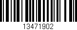 Código de barras (EAN, GTIN, SKU, ISBN): '13471902'