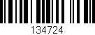 Código de barras (EAN, GTIN, SKU, ISBN): '134724'