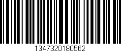 Código de barras (EAN, GTIN, SKU, ISBN): '1347320180562'