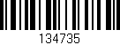 Código de barras (EAN, GTIN, SKU, ISBN): '134735'