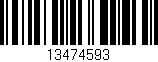 Código de barras (EAN, GTIN, SKU, ISBN): '13474593'