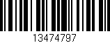Código de barras (EAN, GTIN, SKU, ISBN): '13474797'