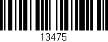 Código de barras (EAN, GTIN, SKU, ISBN): '13475'