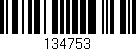 Código de barras (EAN, GTIN, SKU, ISBN): '134753'