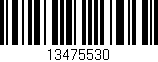 Código de barras (EAN, GTIN, SKU, ISBN): '13475530'