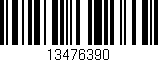 Código de barras (EAN, GTIN, SKU, ISBN): '13476390'
