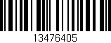 Código de barras (EAN, GTIN, SKU, ISBN): '13476405'