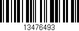 Código de barras (EAN, GTIN, SKU, ISBN): '13476493'