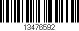 Código de barras (EAN, GTIN, SKU, ISBN): '13476592'